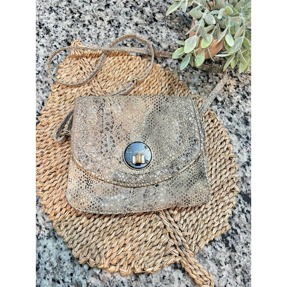 Elliott Lucca leather crossbody bag